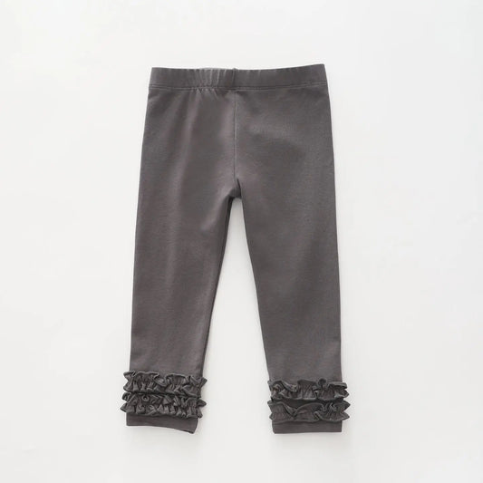 Grey Frill, Infant Girls Leggings Ollies Place