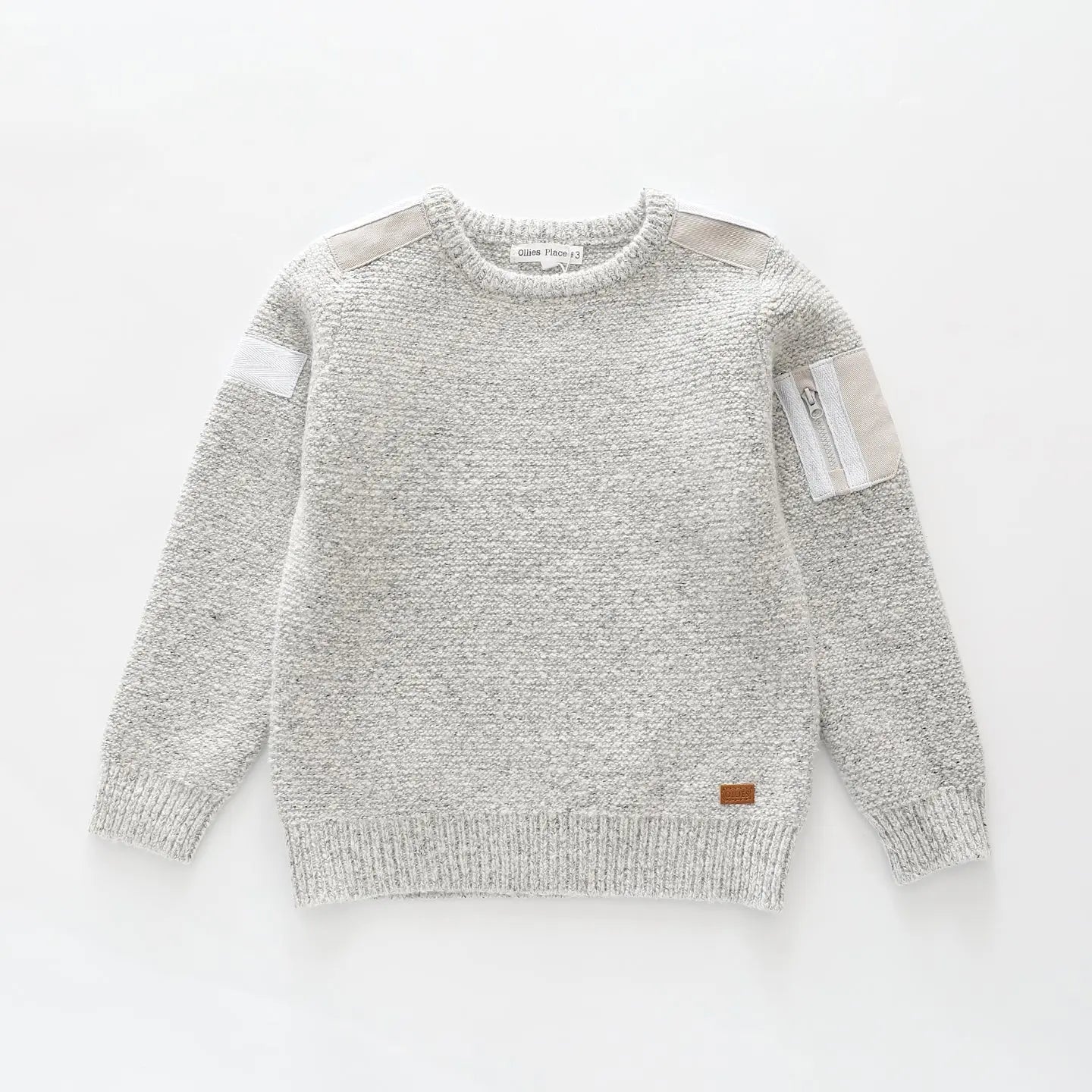 Grey Marle True Knit Jumper Ollies Place