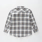 Grey Plaid Button Down Shirt Ollies Place