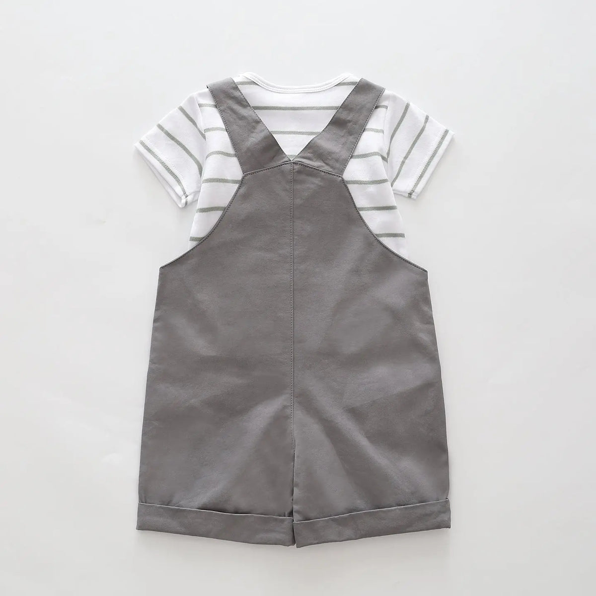 Grey Shortalls Set Ollies Place