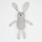 Grey Stripe Crochet Bunny Ollies Place