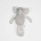 Grey Stripe  Crochet Elephant Ollies Place