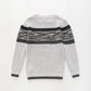 Grey Waffle Knit, Older Boys Jumper Ollies Place
