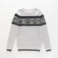 Grey and Black Waffle Knit, Older Boys Jumper Ollies Place