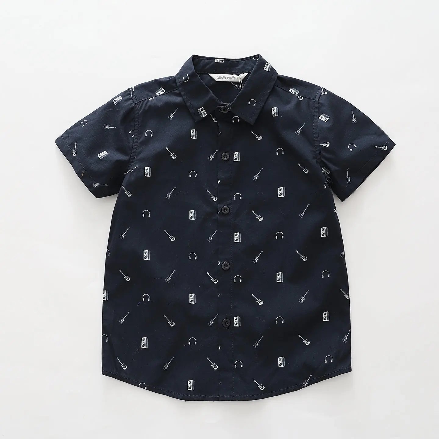 Guitar Print Shirt Ollies Place