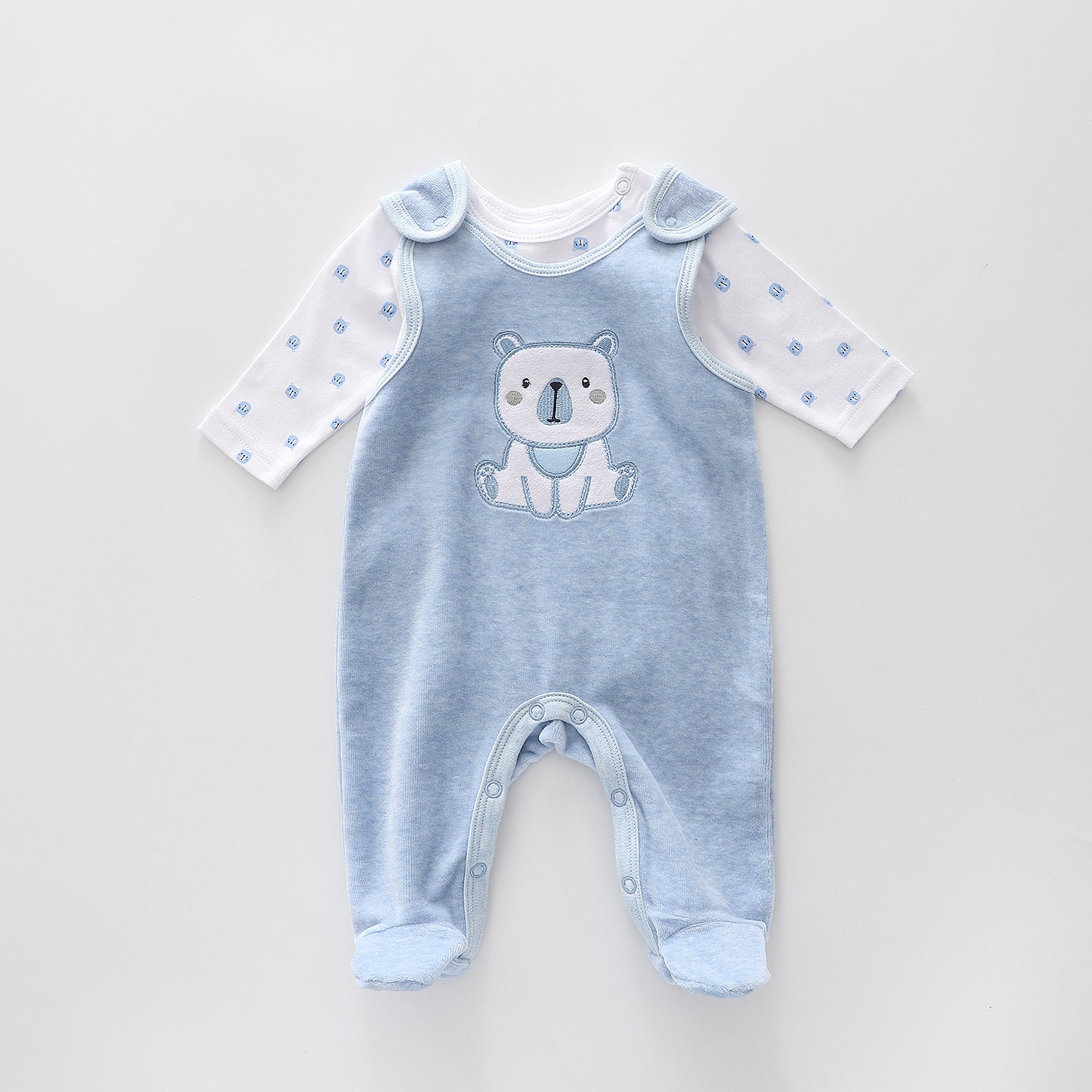 Premmie Bear, Baby Boys Overalls Set - Ollies Place Kidswear