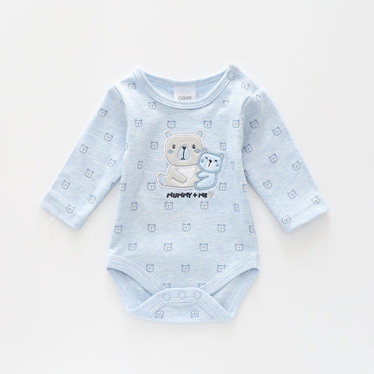 Premmie Bear, Baby Boy Bodysuit Ollies Place