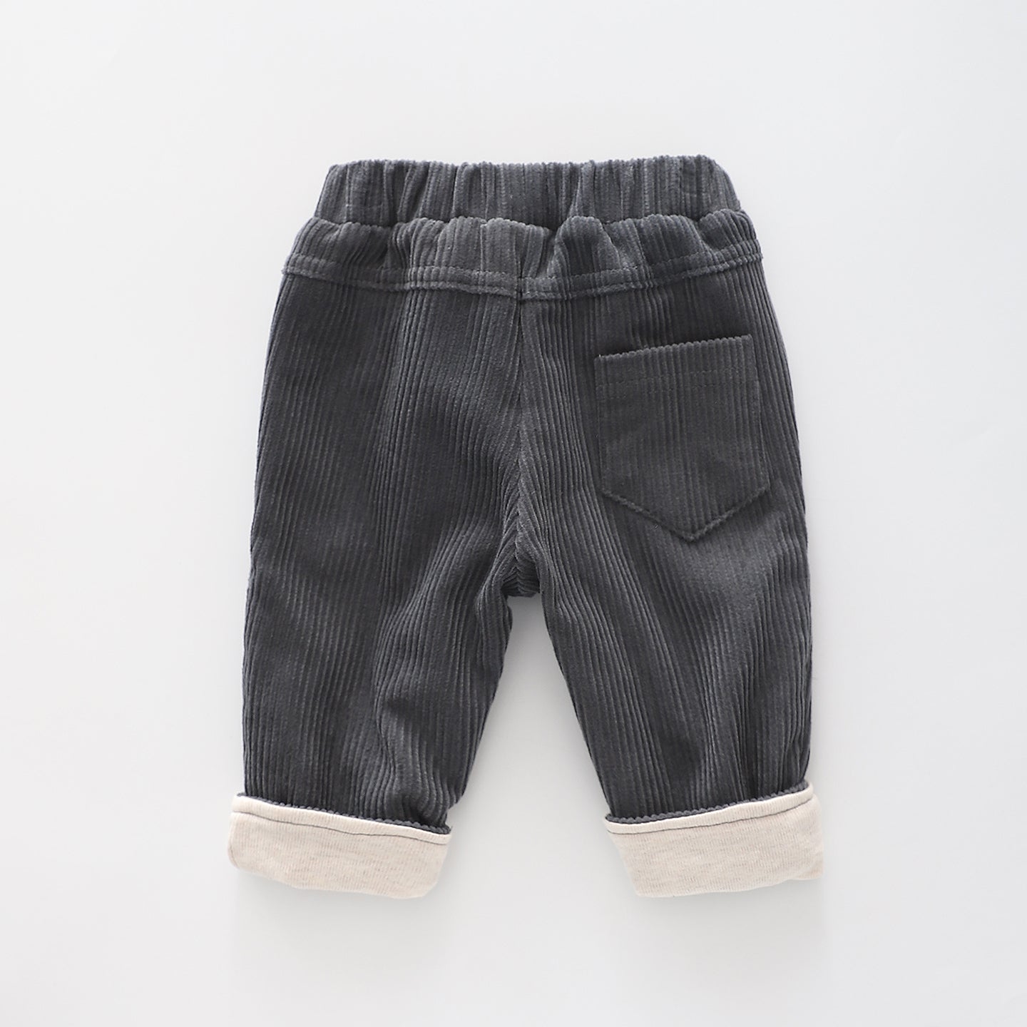 Pewter Cord Pant, Baby Boy Bottoms Ollies Place