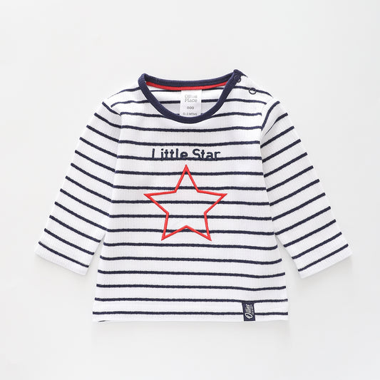 Little Star, Baby Boys Long Sleeve Top Ollies Place