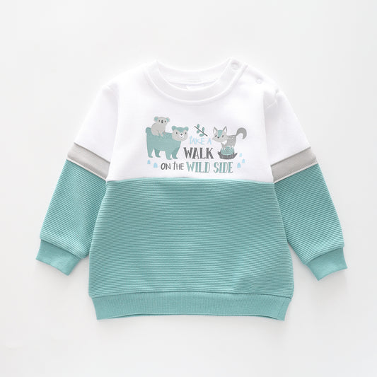 Fox and Friends, Baby Boys Sweatshirt Ollies Place