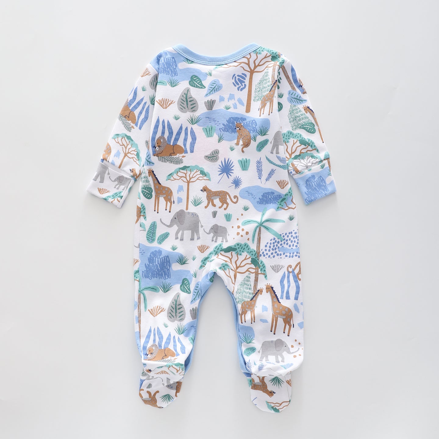 Safari Print, Baby Boys Romper Ollies Place