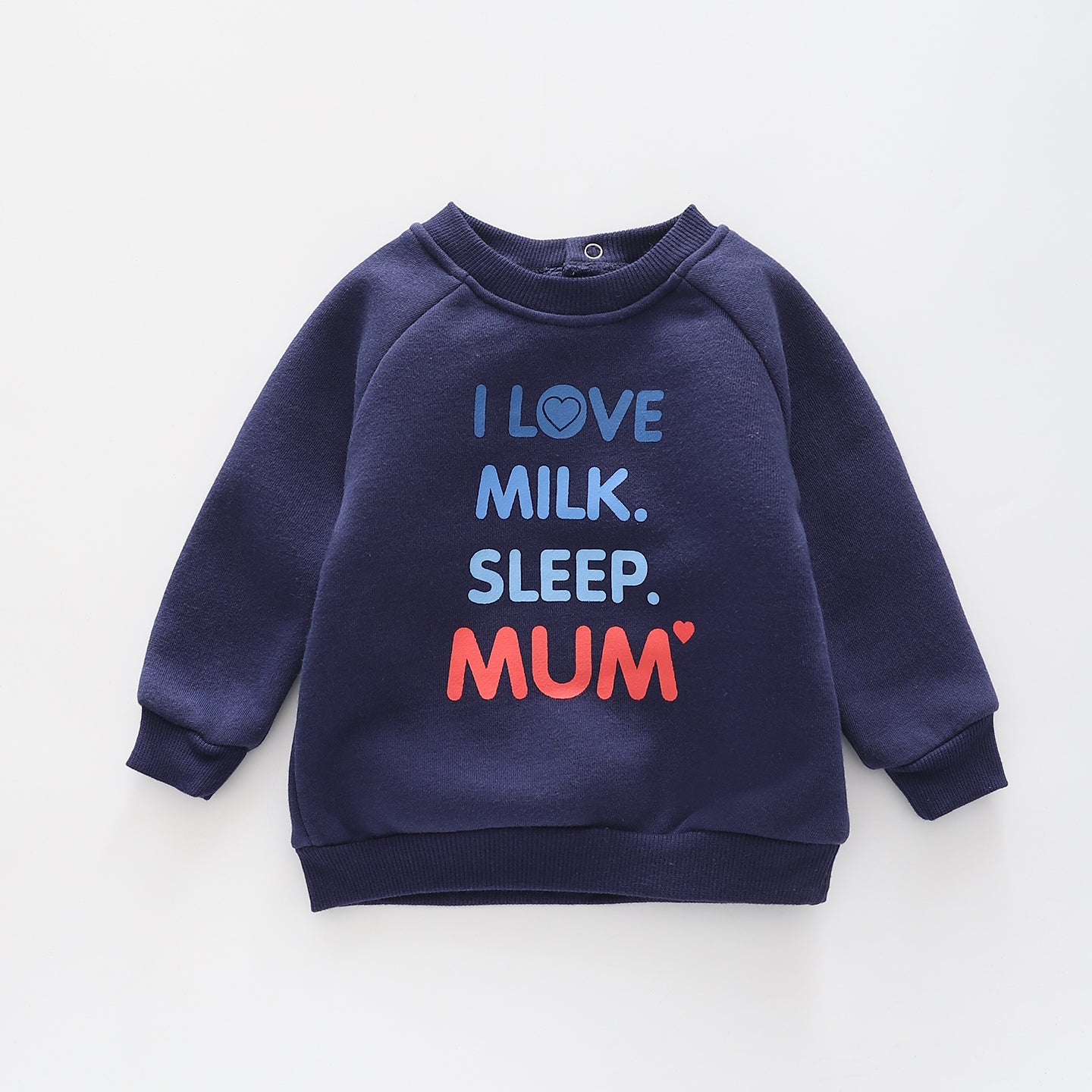 I Love Milk, Baby Boys Sweatshirt Ollies Place