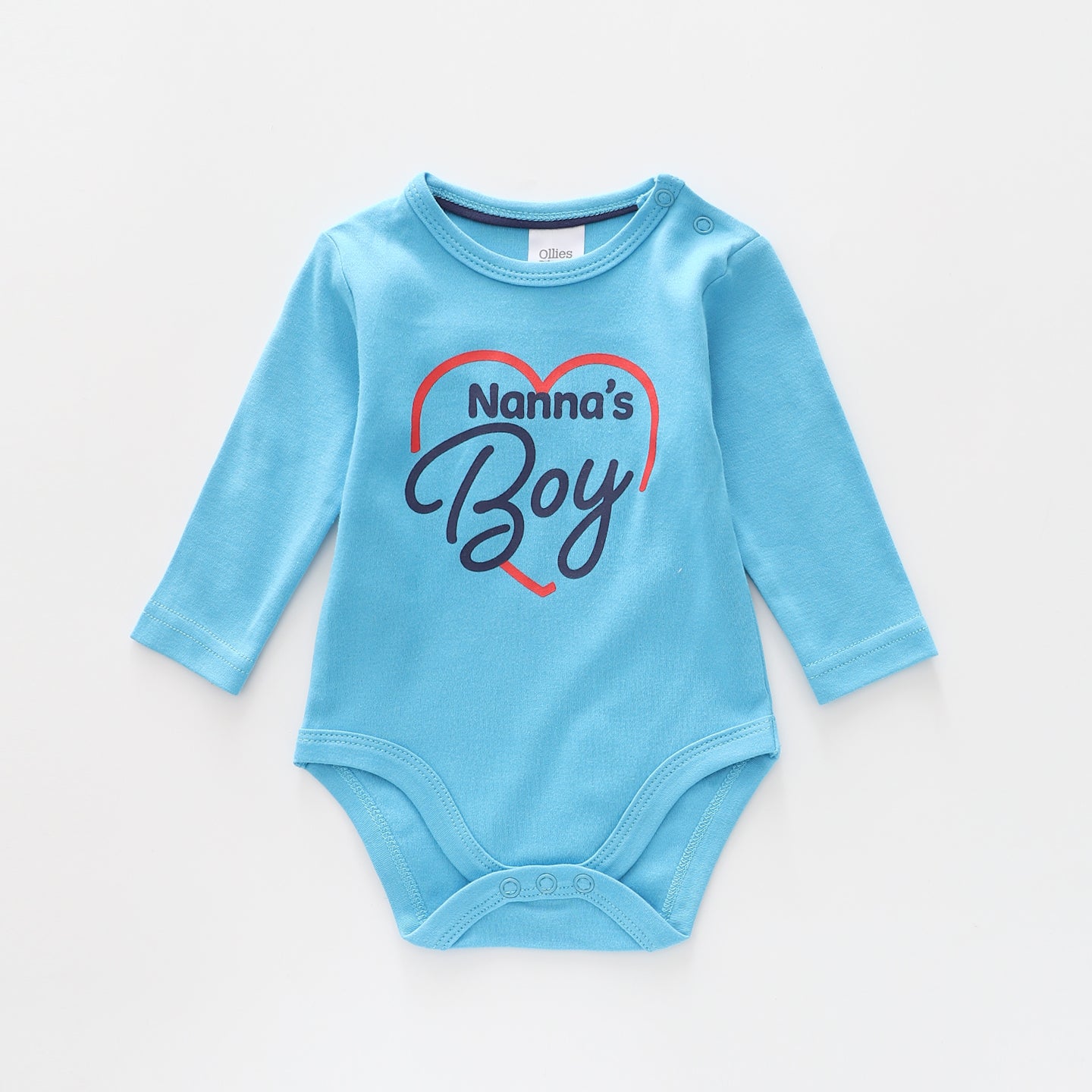 Nannas Boy, Baby Boys Bodysuit Ollies Place