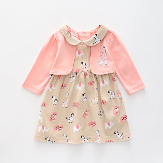 Giraffe Friends, Baby Girls Dress Ollies Place