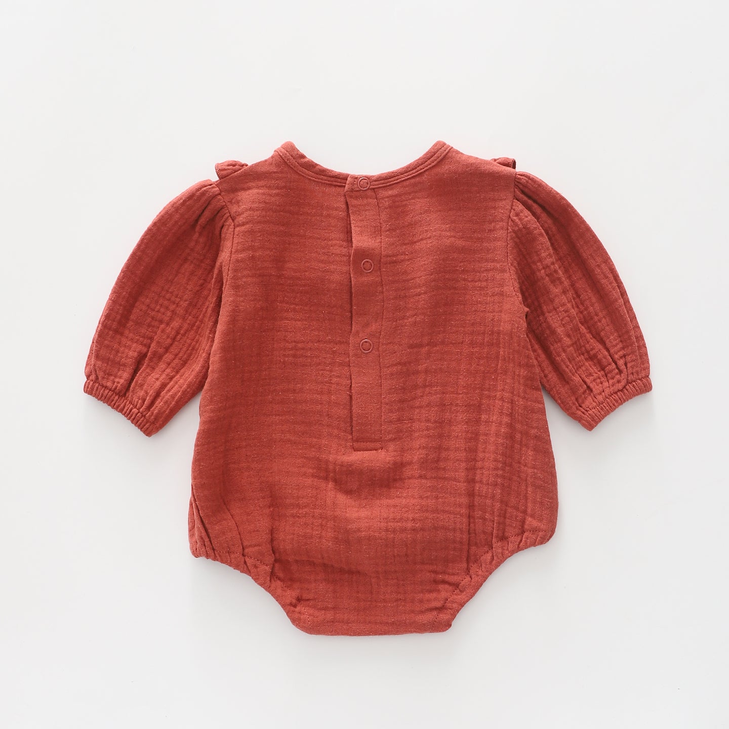 Winter Frill, Baby Girls Cheesecloth Romper Ollies Place