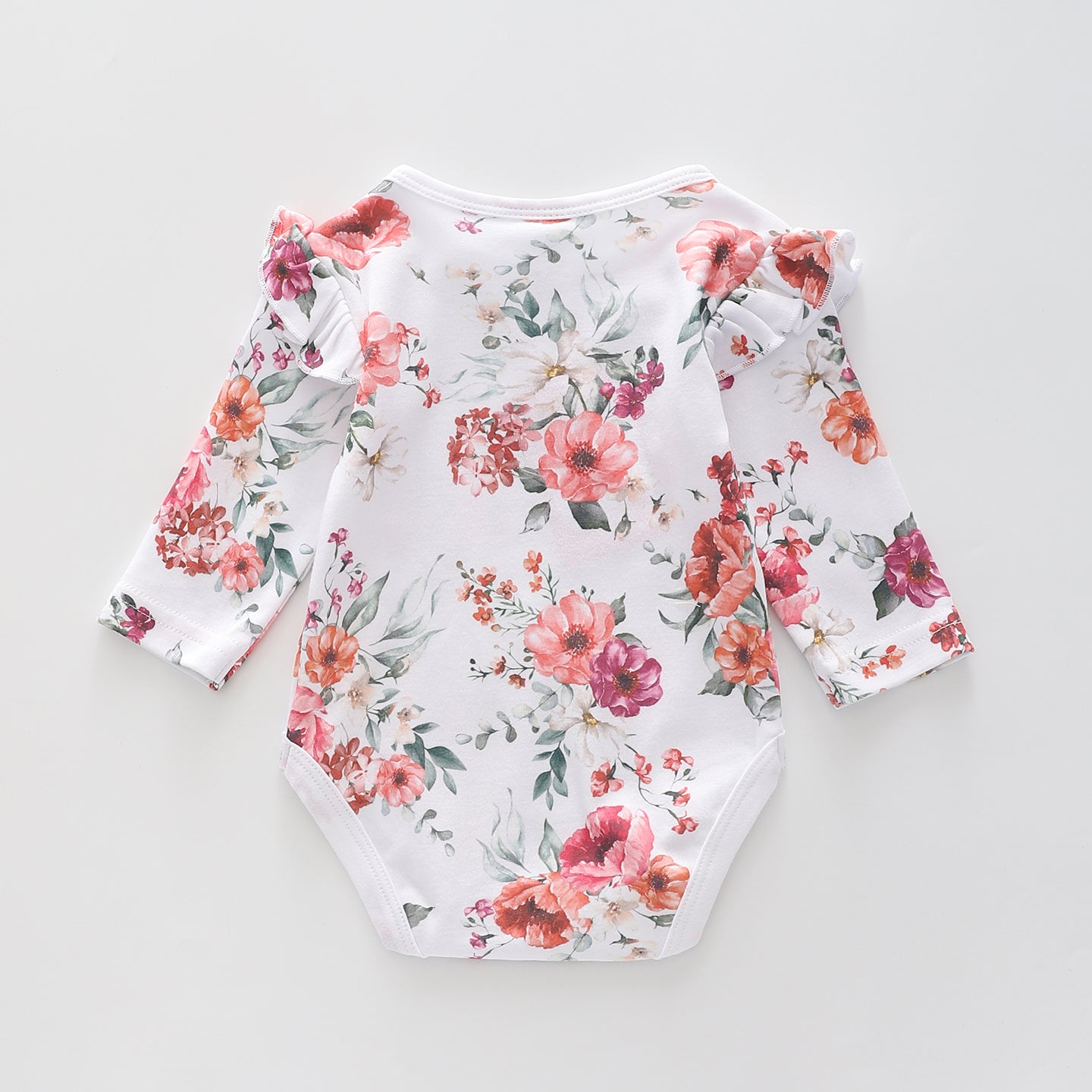 Winter Floral, Baby Girl Romper Ollies Place