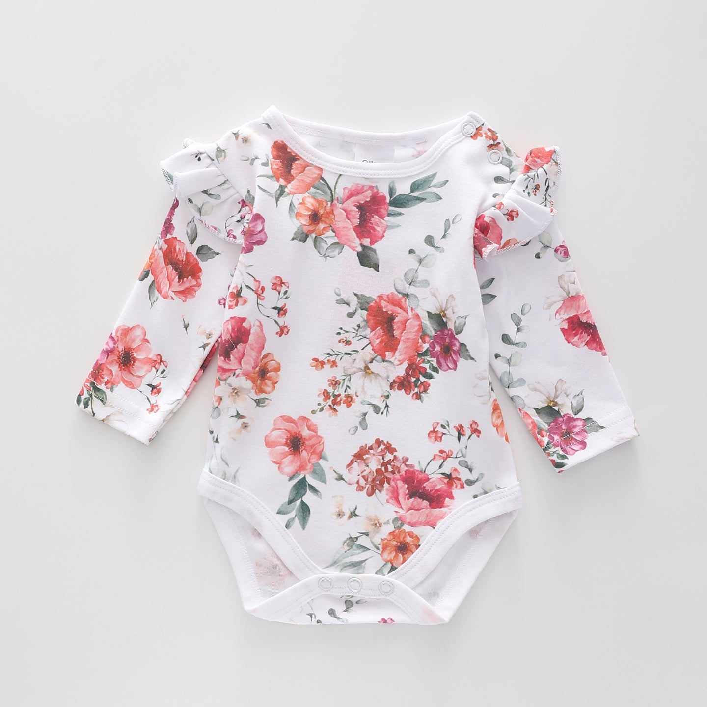 Winter Floral, Baby Girl Romper Ollies Place