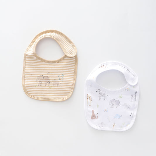 Tiny Safari, Baby Bib Set Ollies Place