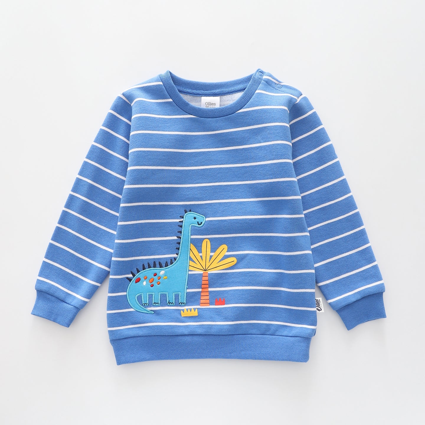 Dino Brights Stripes, Infant Boys Sweat Top Ollies Place