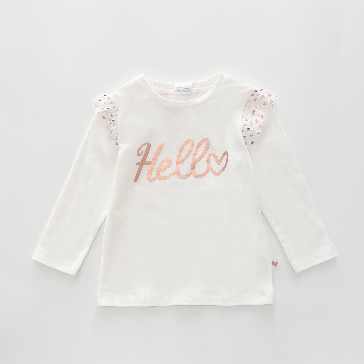 Hello, Infant Girls Top Ollies Place