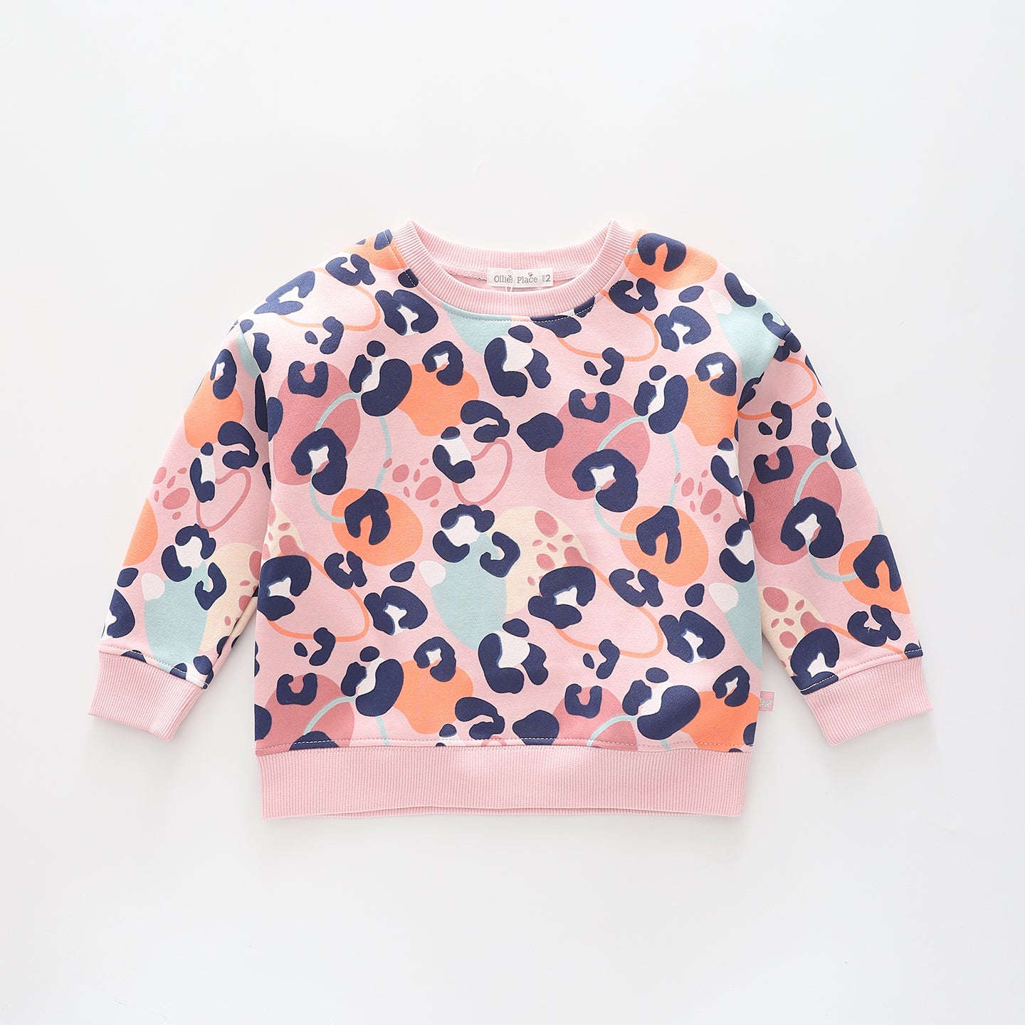 Lovely Leopard, Girls Sweatshirt Ollies Place