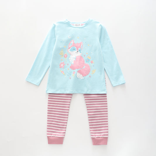 Pinky Fox, Junior Girls Pyjama Set Ollies Place