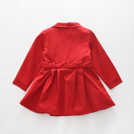 Racing Red, Girls Trench Coat