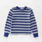 Blue and Grey Stripe LS Tee