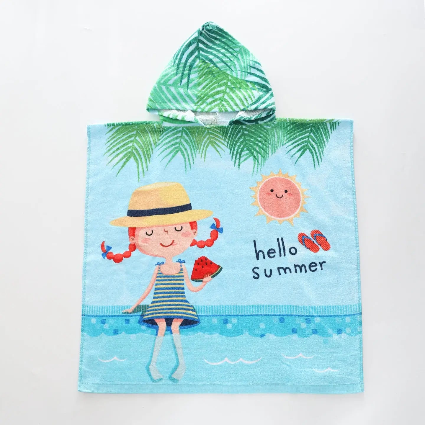 Hello Summer Hooded Towel Ollies Place