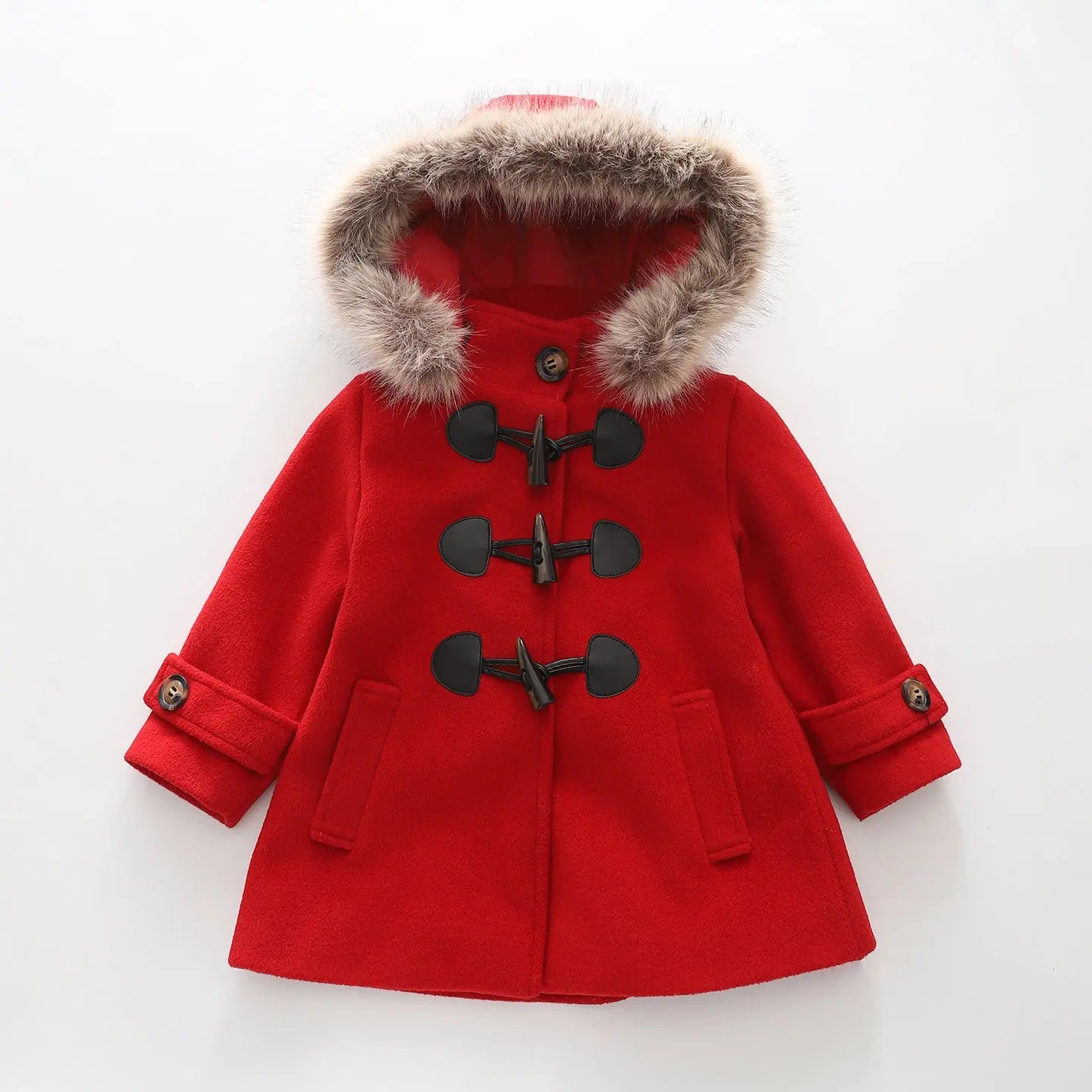 Hooded Red Winter Coat Ollies Place