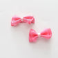 Hot Pink Satin Bow Hair Clips 2 Pack Ollies Place