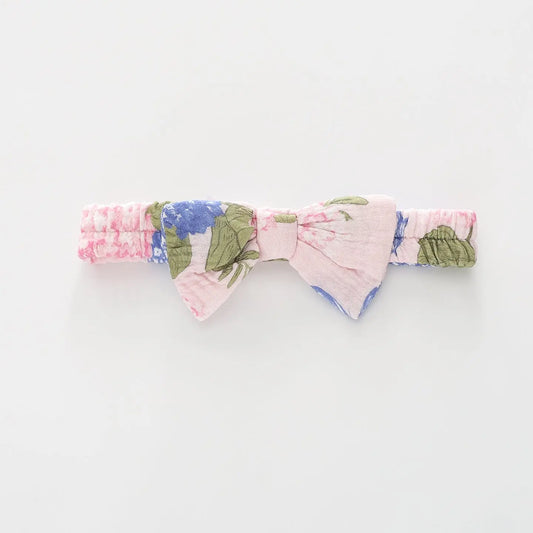 Hydrangea Bow Headband Ollies Place
