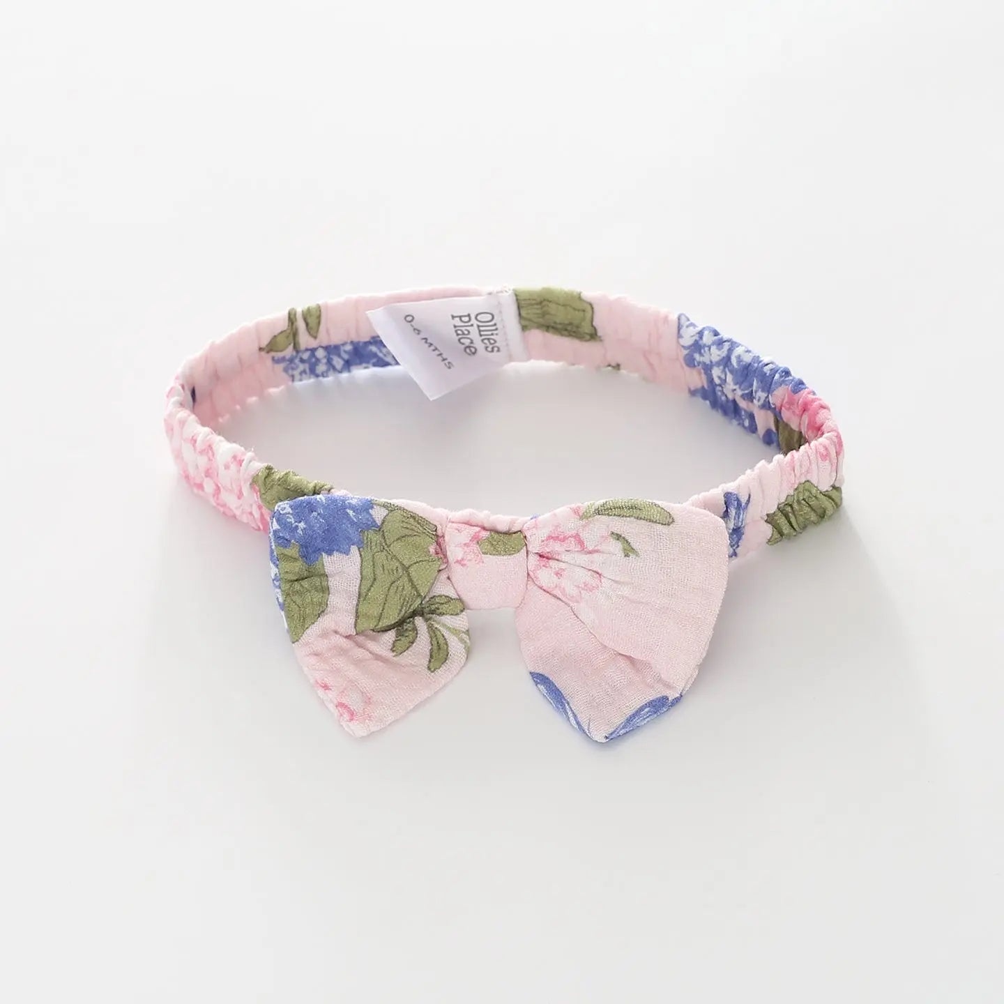 Hydrangea Bow Headband Ollies Place