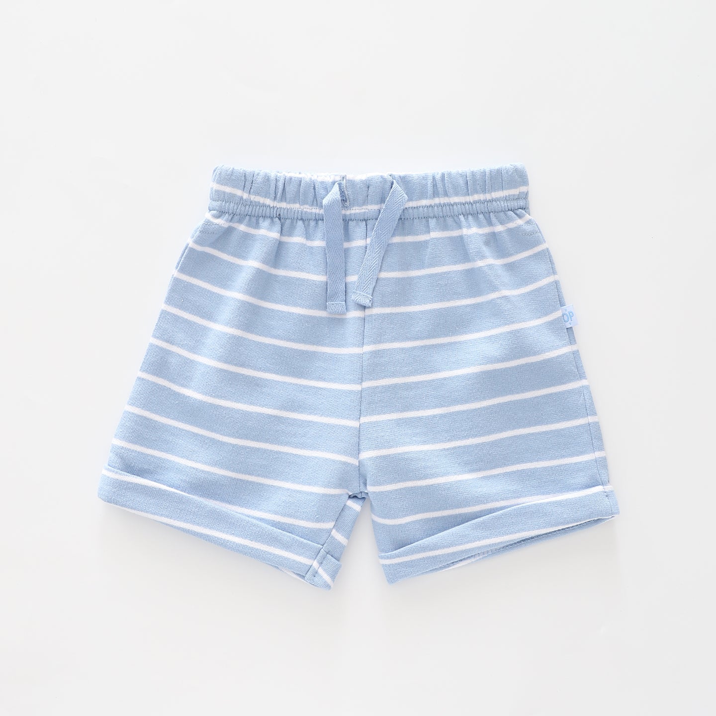 Baby Boys Blue Striped Knit Shorts Ollies Place