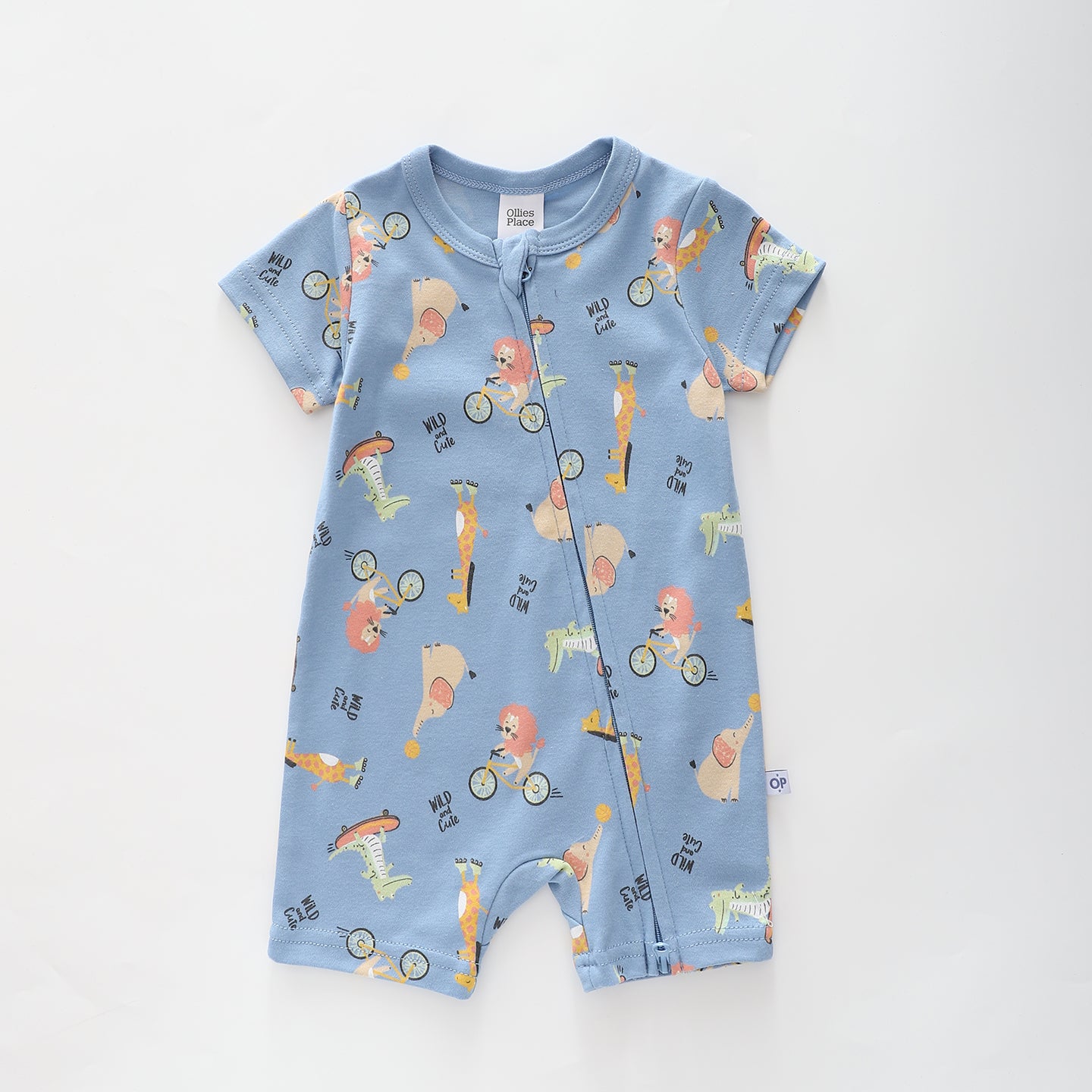 Baby Boys, Play Buddies Zip-up Romper Ollies Place