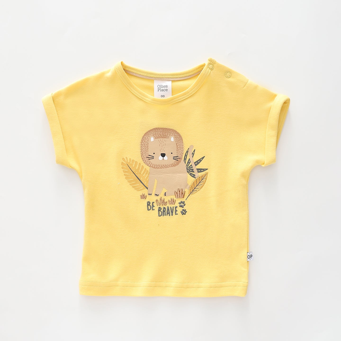 Baby Boys Be Brave Tee Ollies Place