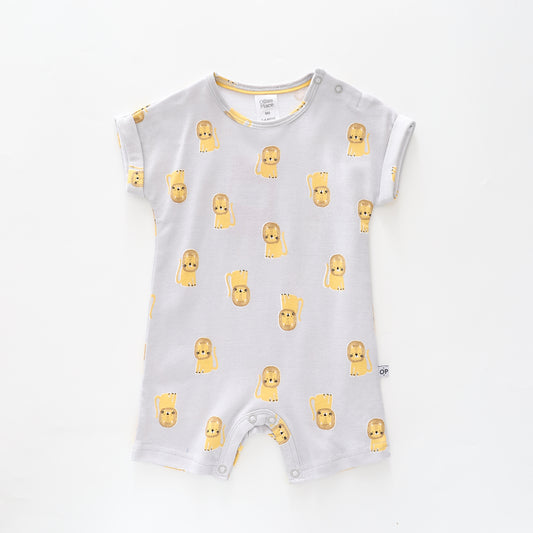 Baby Boys Lion Short Romper Ollies Place