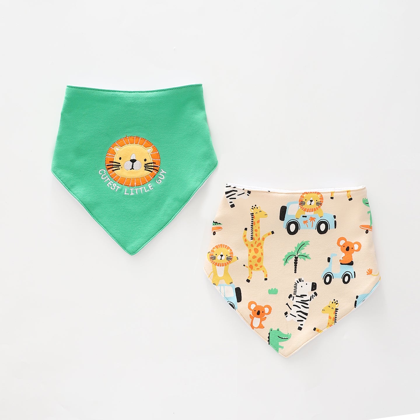 Baby Boys, Party Animals Bandana Bib Set Ollies Place