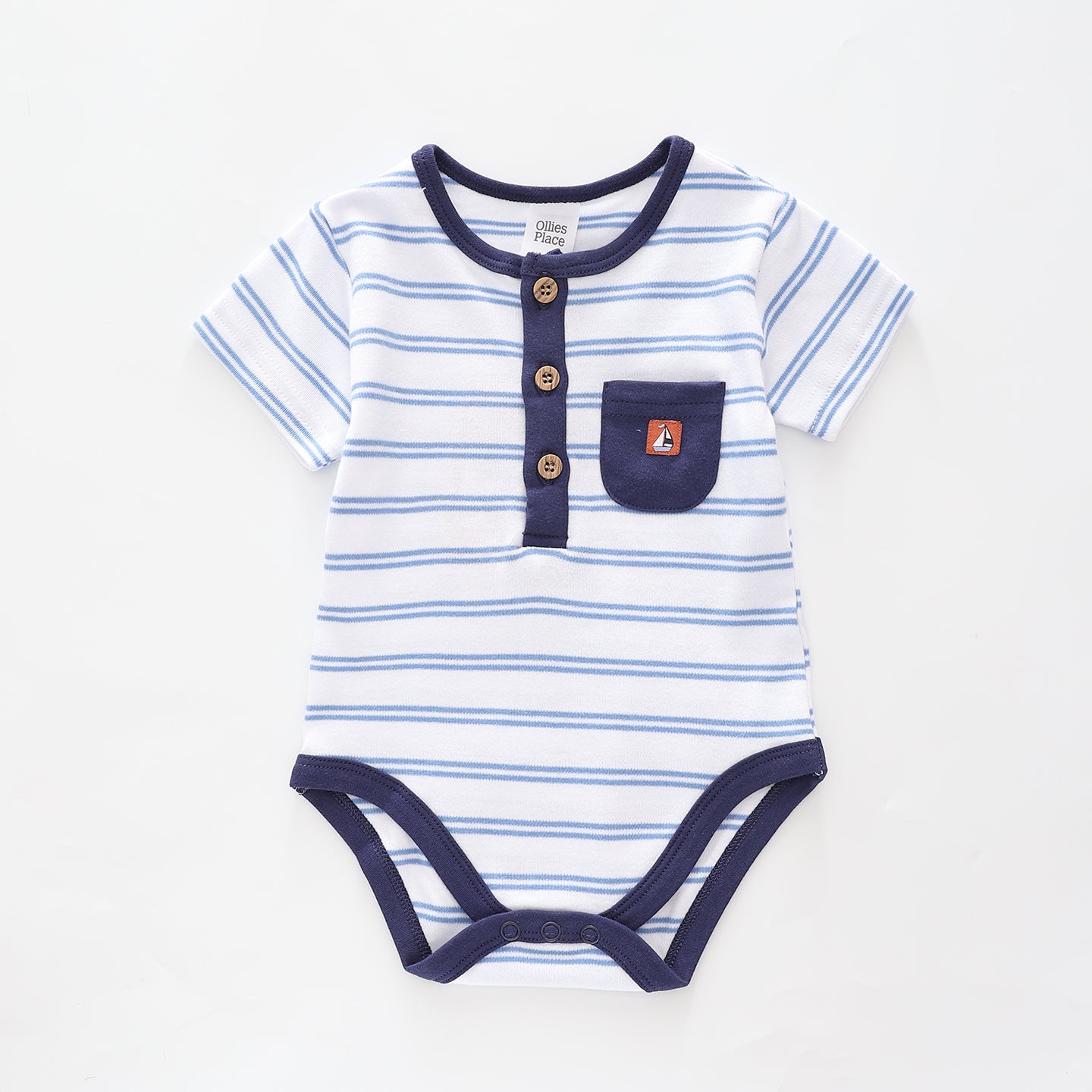 Baby Boys Nicely Nautical Bodysuit Ollies Place