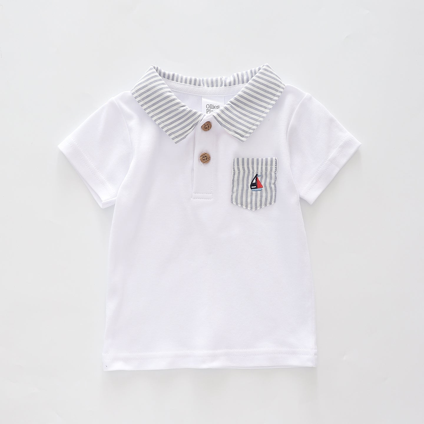 Baby Boys, Nicely Nautical Polo Shirt Ollies Place