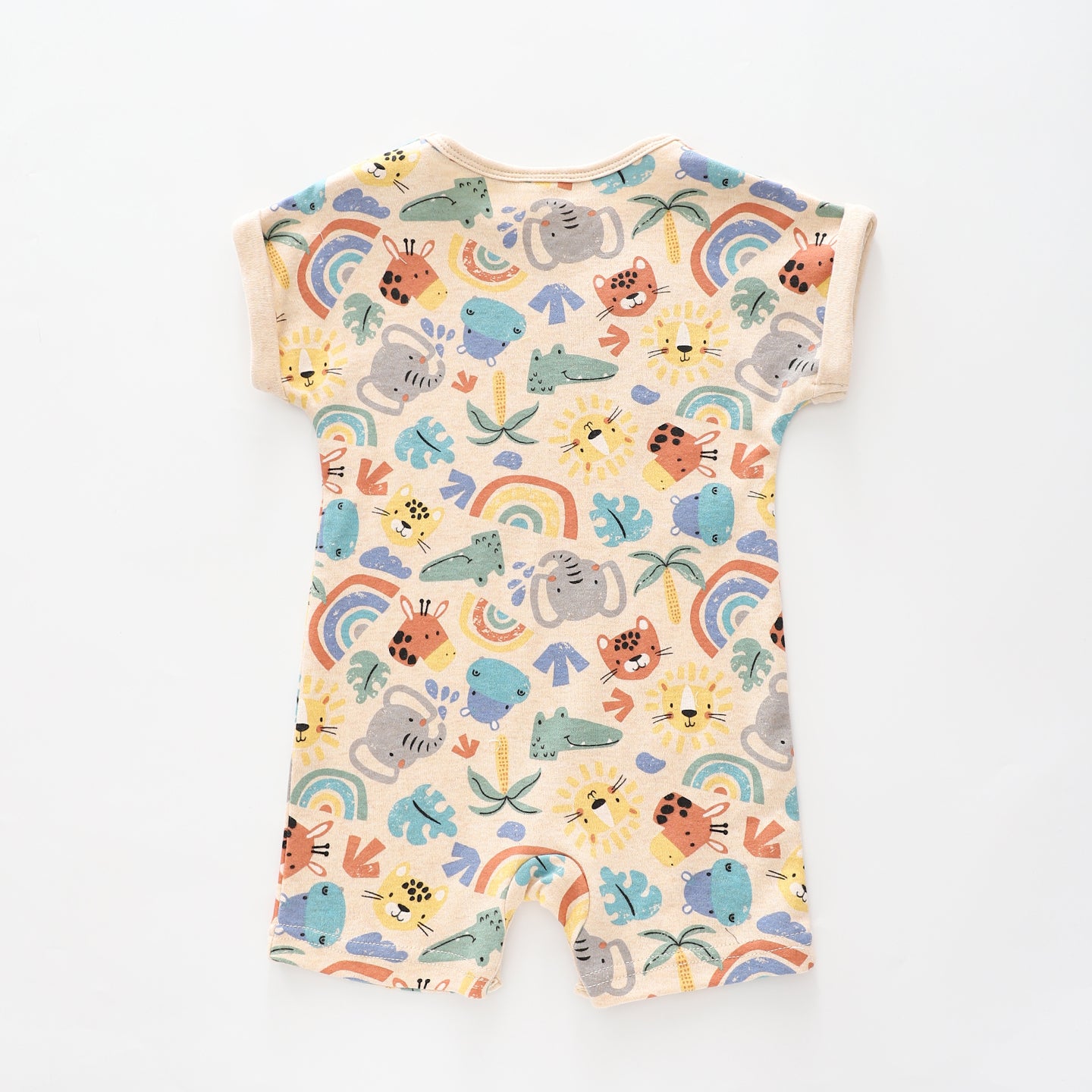 Baby Boys Sunshine Safari Short Romper Ollies Place