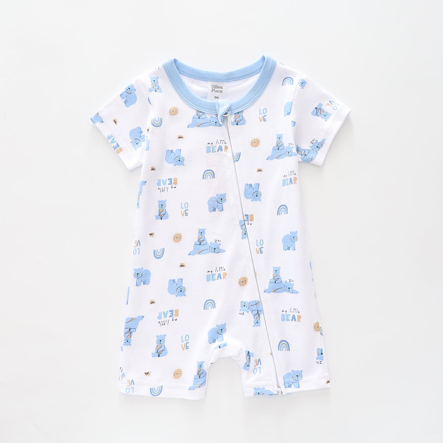 Premmie Baby Bear Romper Ollies Place