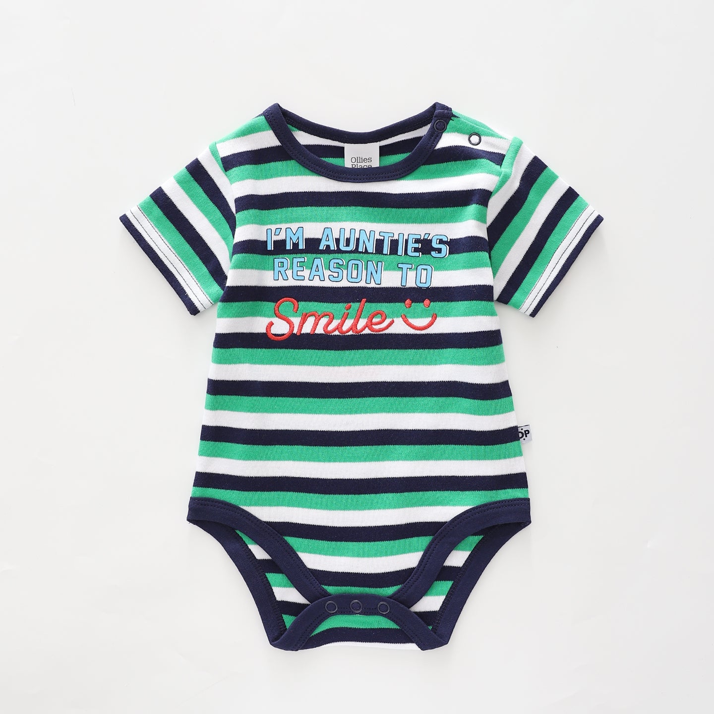 Baby Slogan Bodysuit, Aunties Reason Ollies Place