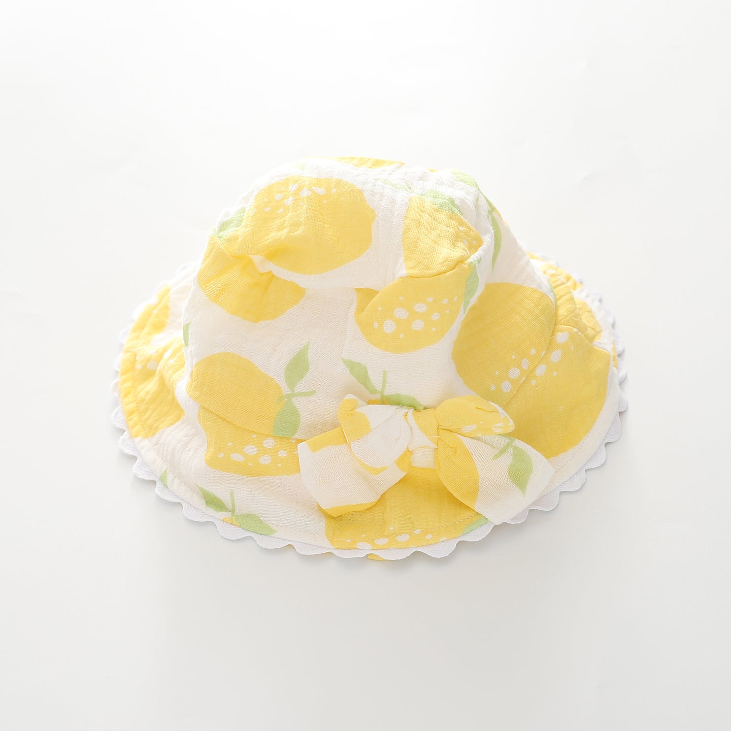 Baby Girls, Lemon Cheesecloth Sun Hat Ollies Place