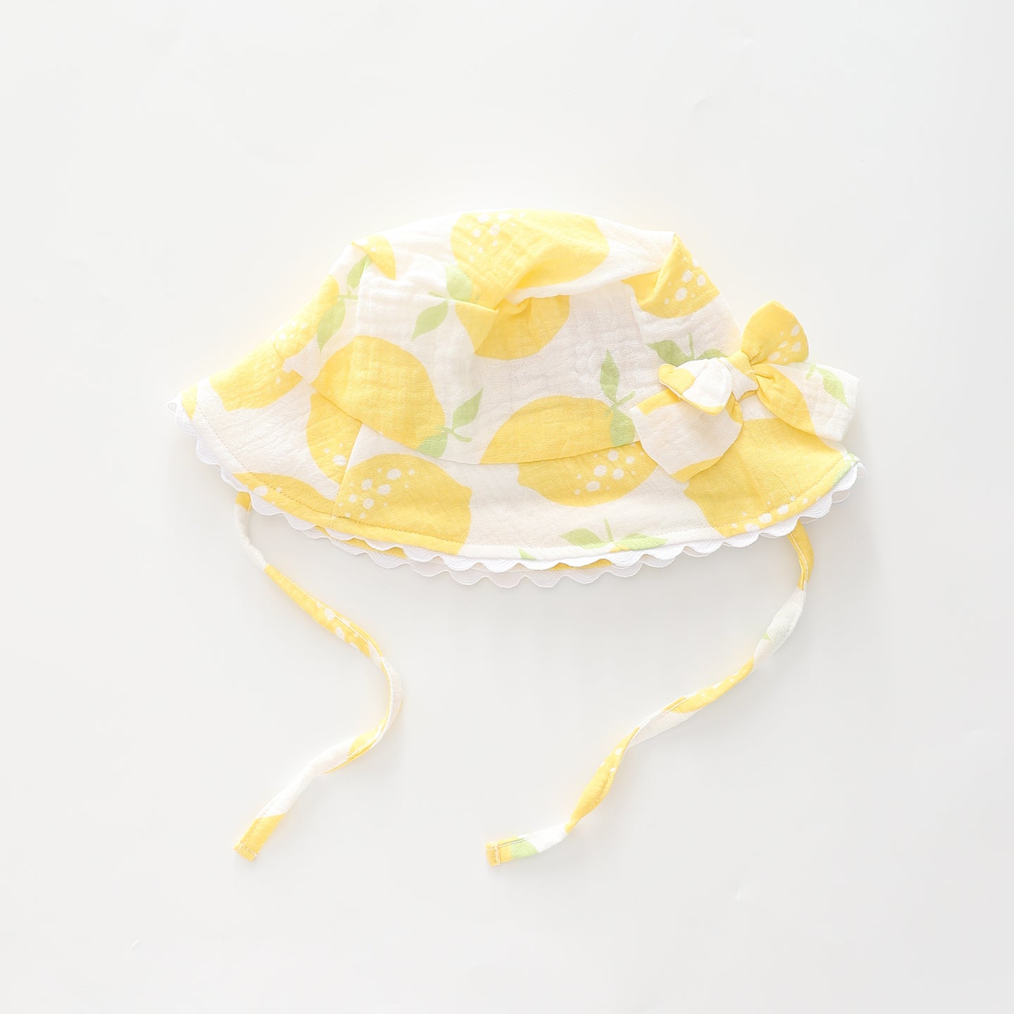 Baby Girls, Lemon Cheesecloth Sun Hat Ollies Place