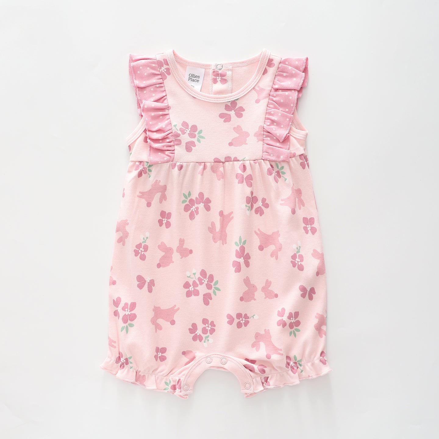 Baby Girls, Summer Bunny Romper Ollies Place