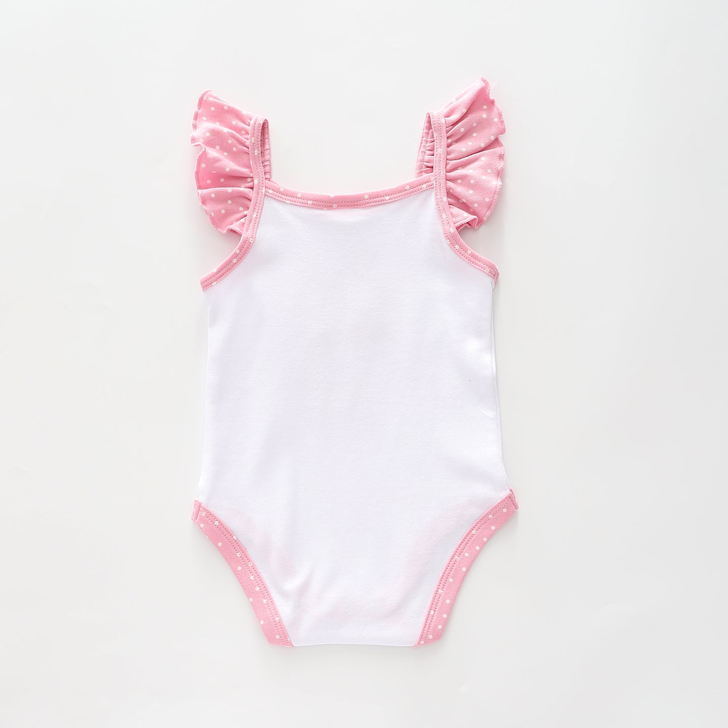 Baby Girls, White Strappy Bodysuit Ollies Place