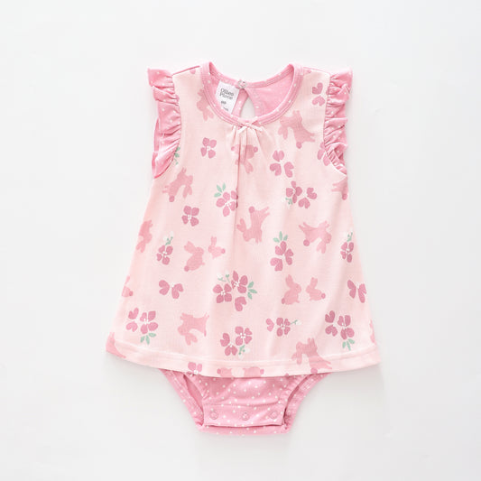 Baby Girls, Summer Bunny Romper Dress Ollies Place