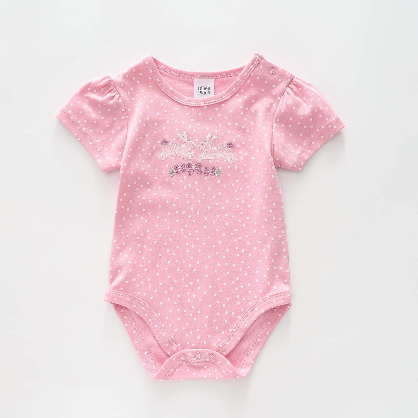 Baby Girls, Summer Bunny Bodysuit Ollies Place