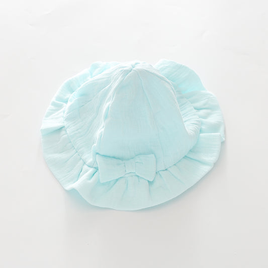 Baby Girls, Minty Cheesecloth Sun Hat Ollies Place